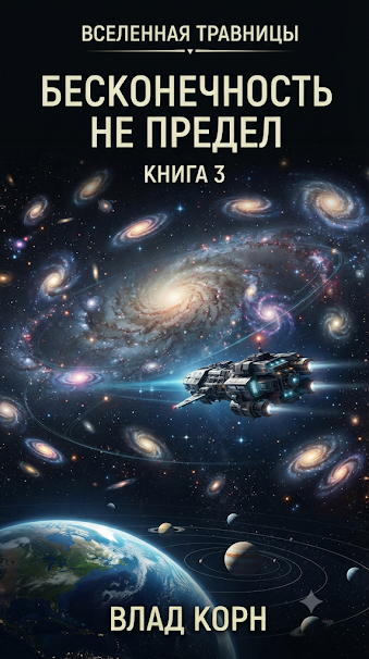 Обложка книги «Бесконечность не предел», книга 3