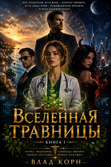 Обложка книги «Вселенная Травницы», книга 1